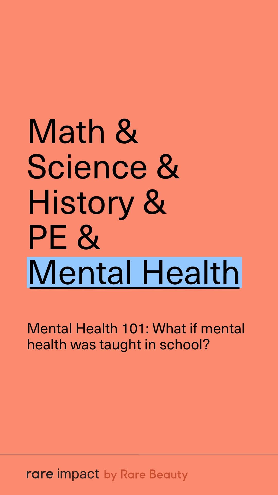 "Mitigate the mental health crisis by providing mental health services in schools"