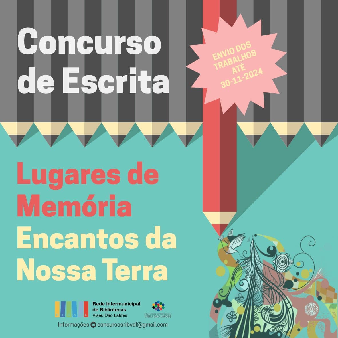 I Concurso de Escrita Criativa Lugares de Memória: Encantos da Nossa Terra