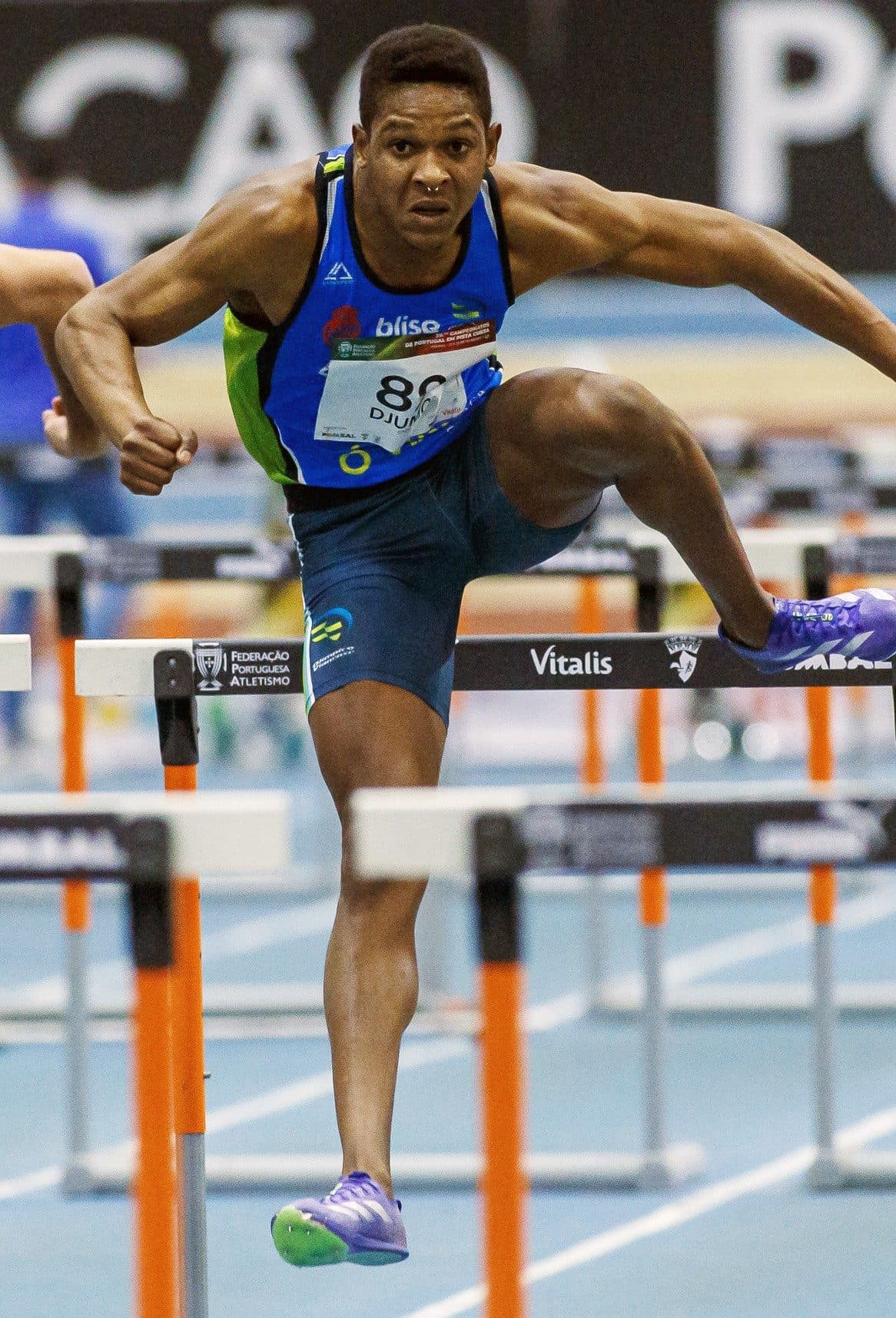Algarve athlete Usumane Djumo wins 4 championship titles and sets a new national record for Guinea-Bissau in the 60m hurdles