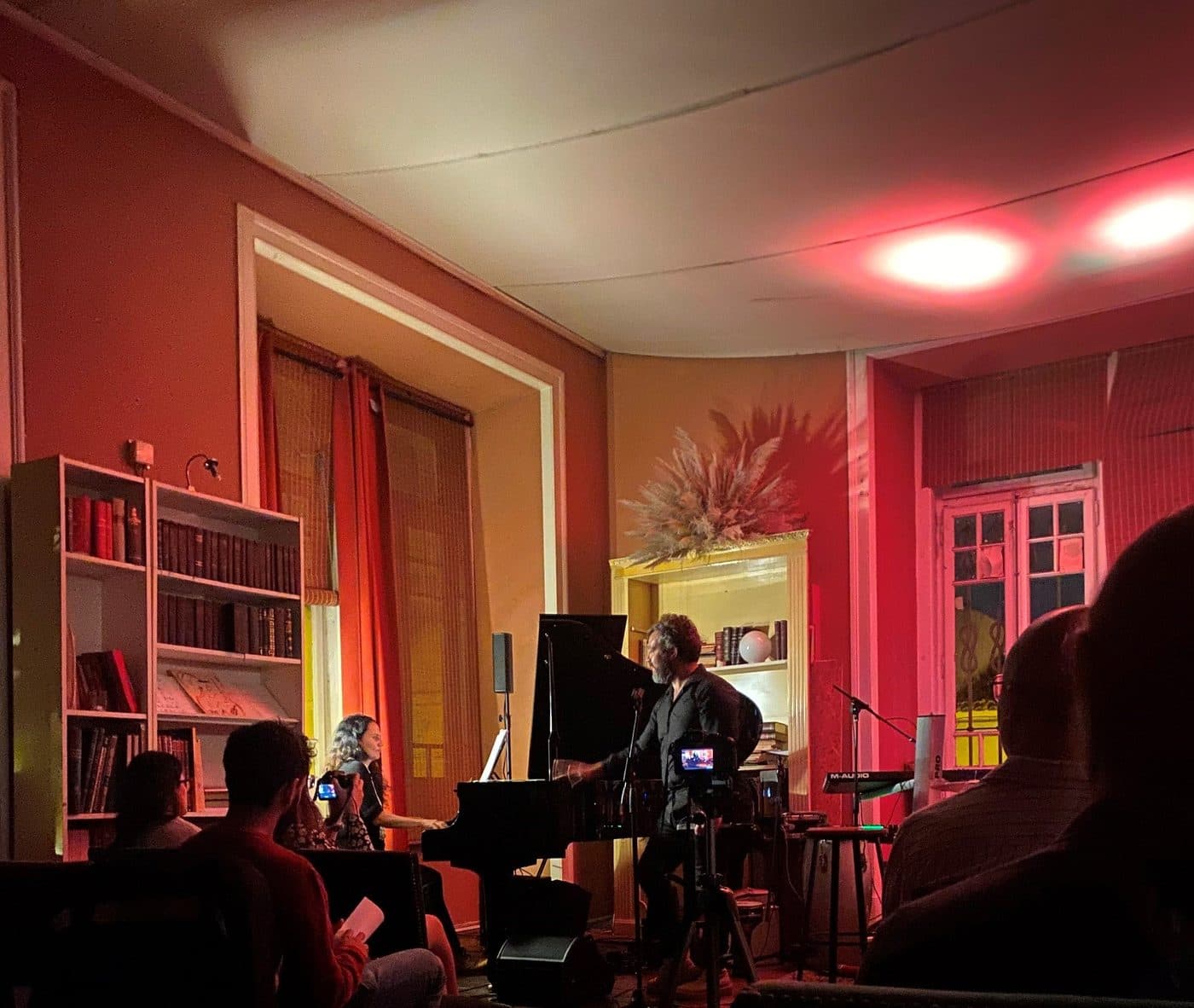 Projeto de música e poesia "Lua vinil" de Rita Abranches e Pedro Walter