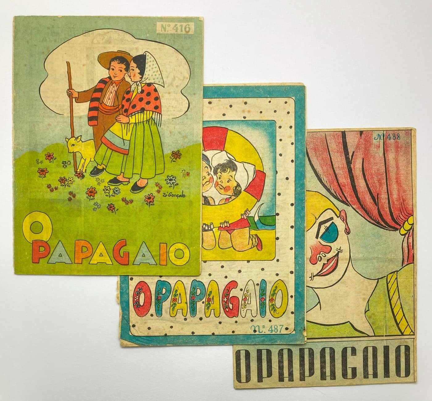 Publications in the magazine O Papagaio by Maria Cecília Correia