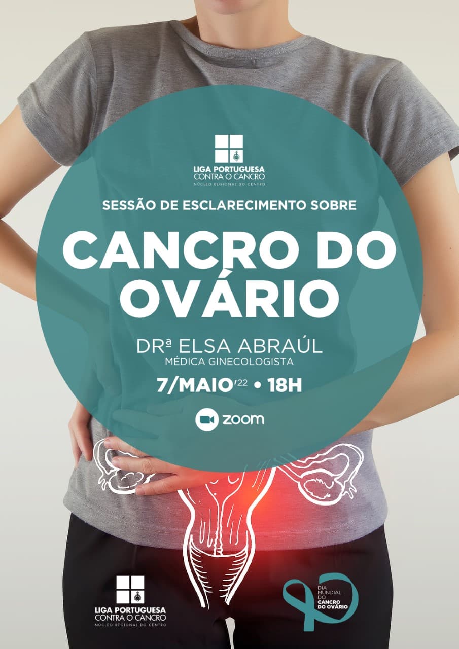 Sessão de esclarecimento sobre o cancro no ovário este Sábado